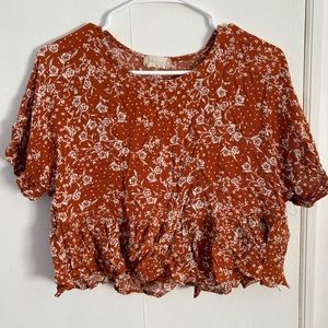 Altar’d State floral blouse